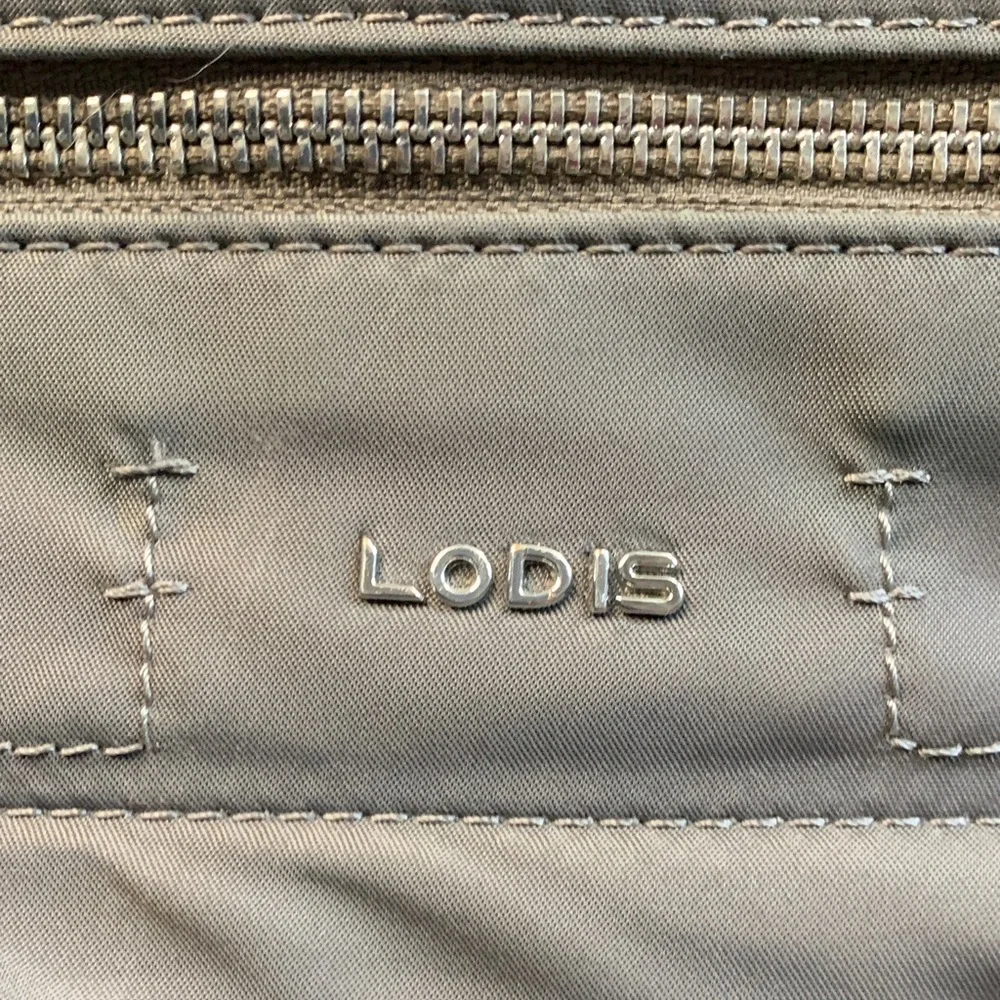Lodis‎ Gray and Black Crossbody Bag